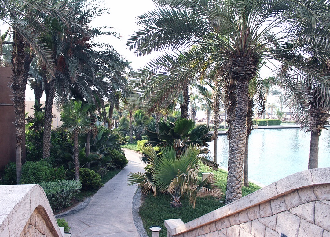 Burj al Arab Palmen private beach