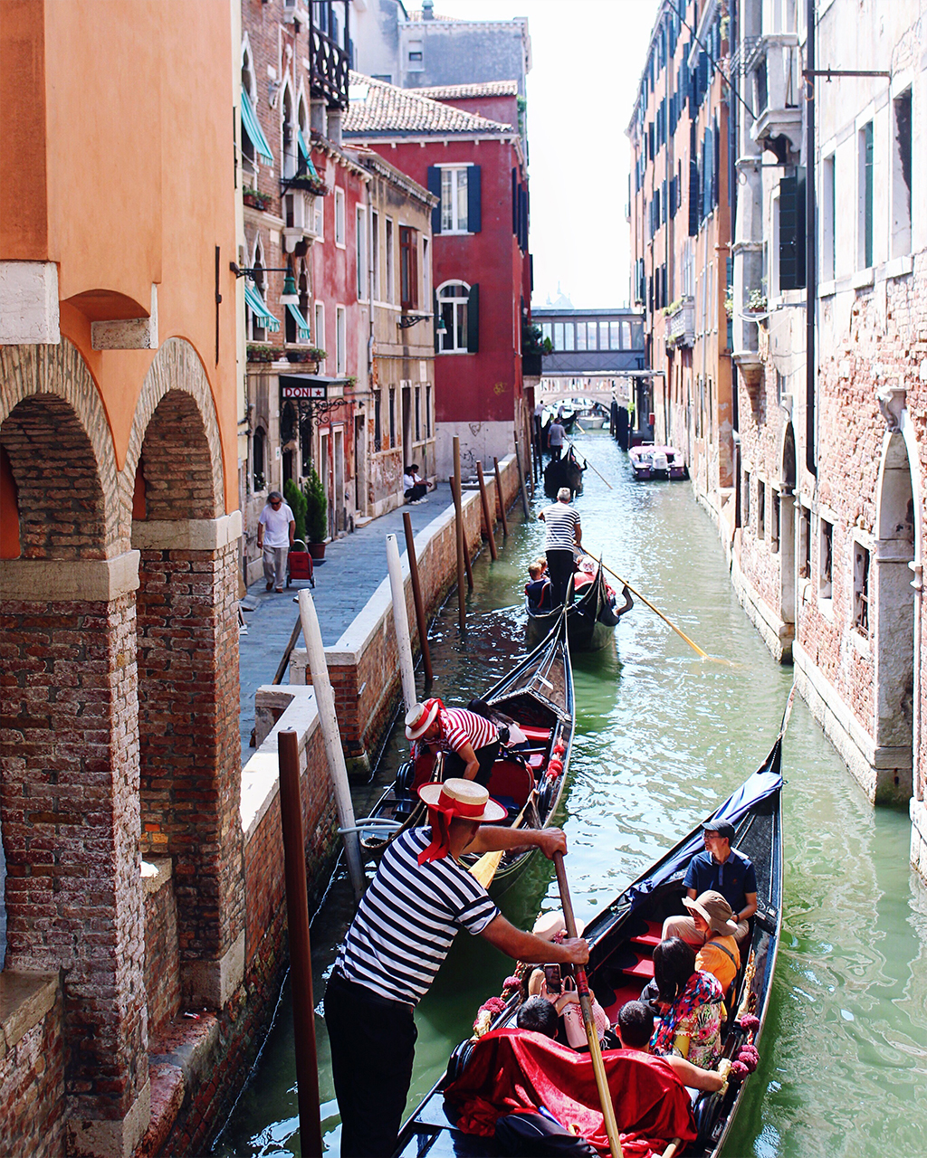 Venedig Canal Grande Gondolier