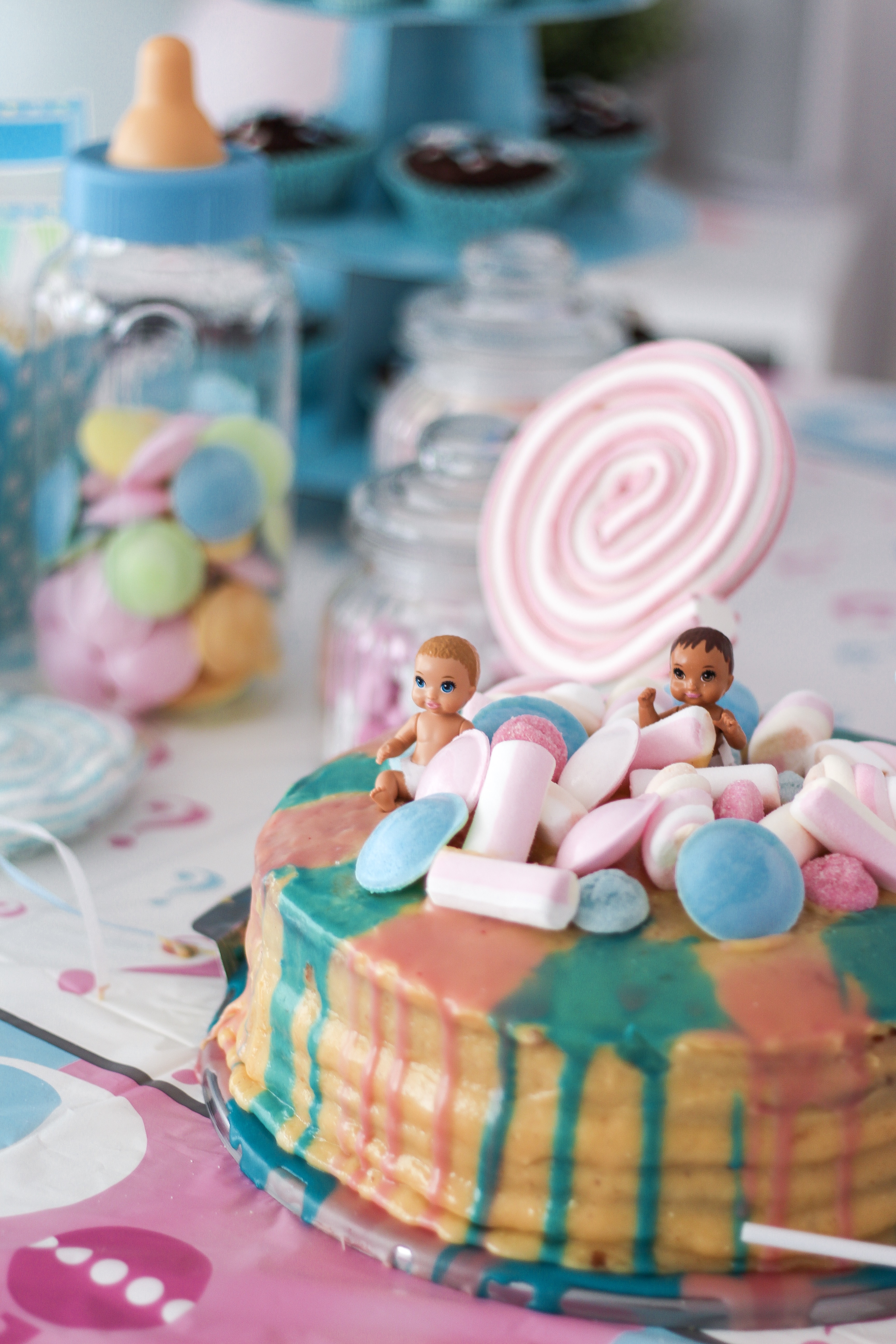 Gender Reveal Party Kuchen