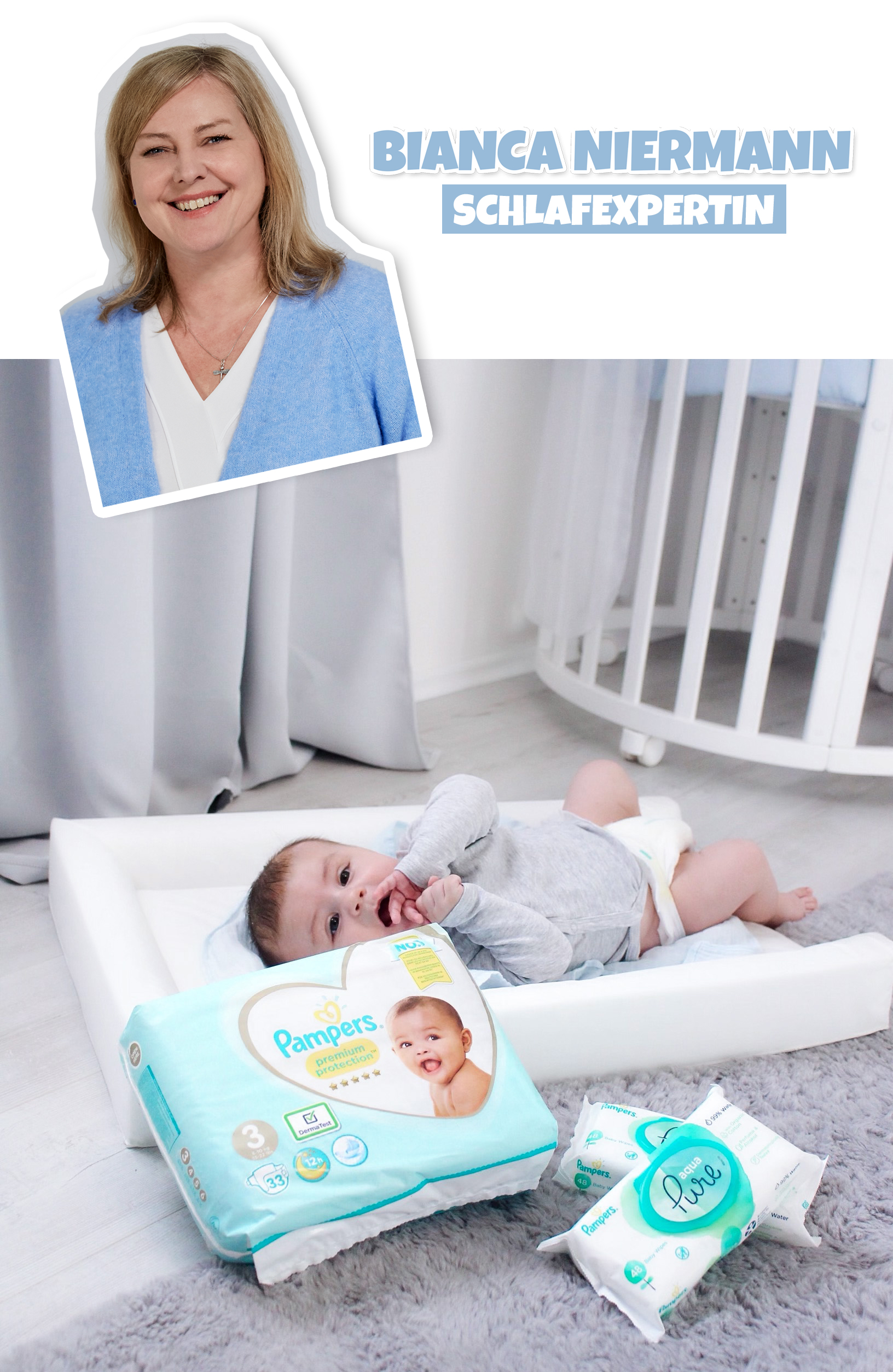 Pampers Expertenservice Babyschlaf Bianca Niermann Schlafexpertin